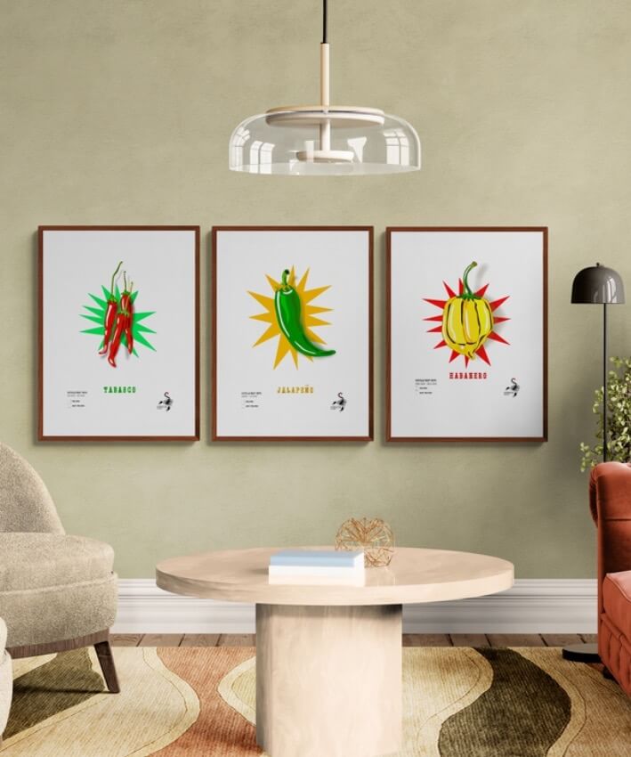 I LOVE CHILI   av Timo Horne 3 posters: Jalapeno, Tabasco, Habanero